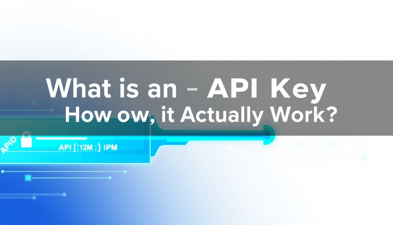 What Is an API Key and How Does It Actually Work?